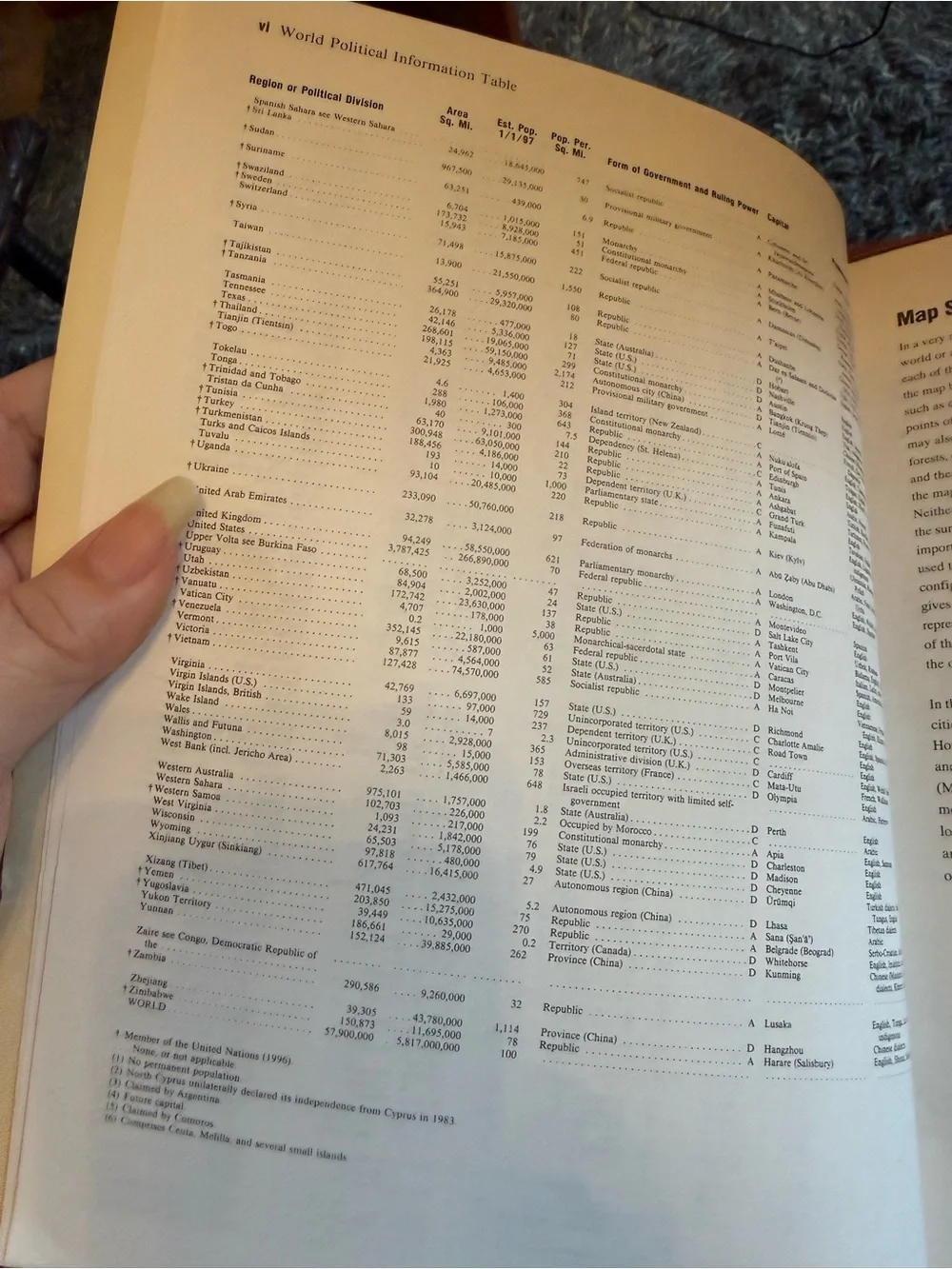 1990s Paperback World Atlas